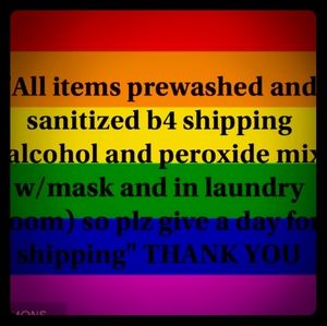 Every item precleaned and sani❣️